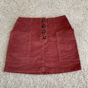 Urban Outfitters suede skirt
